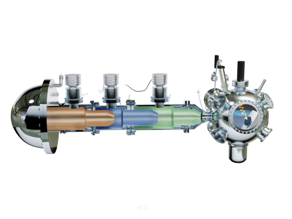 Technical Illustration Service example Cut away of a vaccuum system Industrial equipment and machinery diagrams