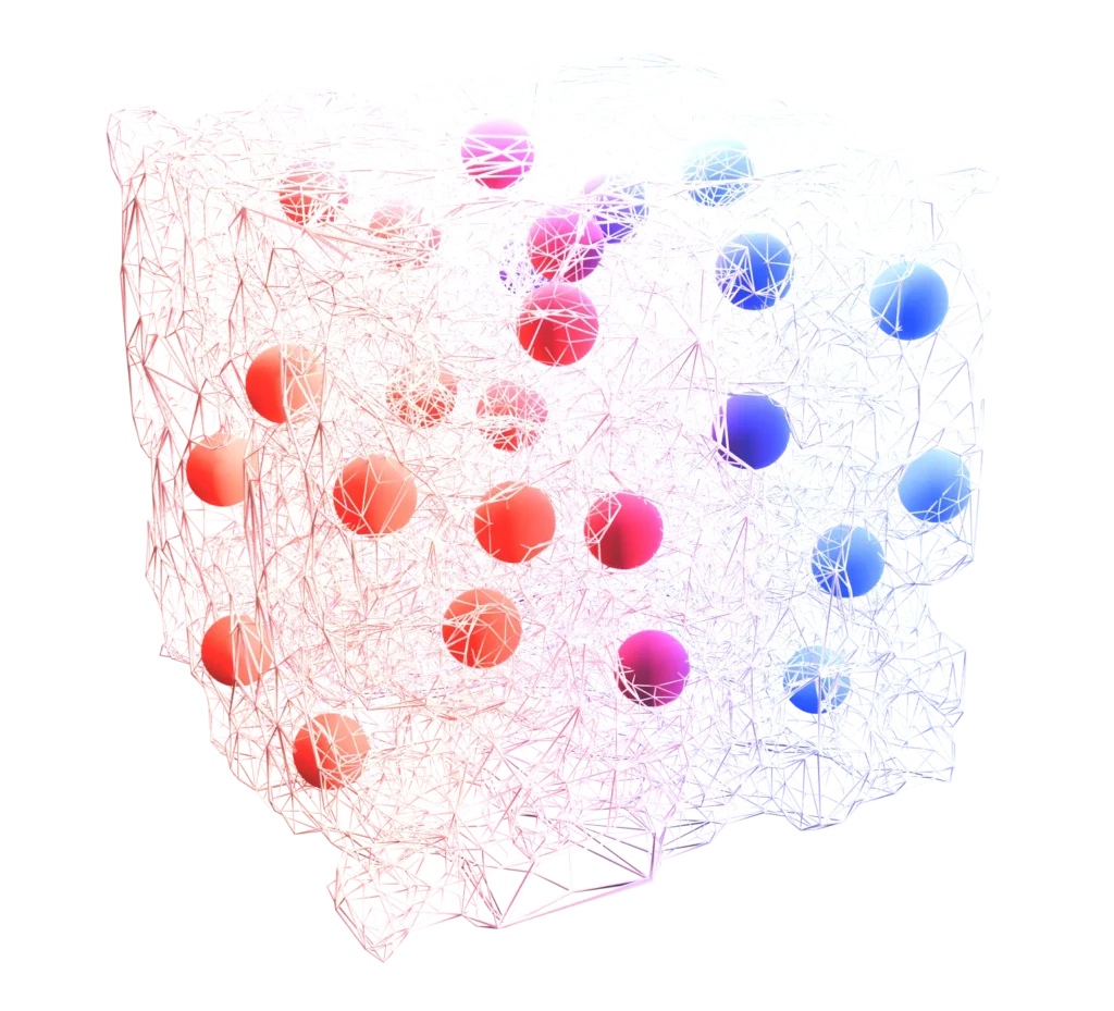 Visualization of heat distribution across a material, illustrating temperature gradients and flow patterns.